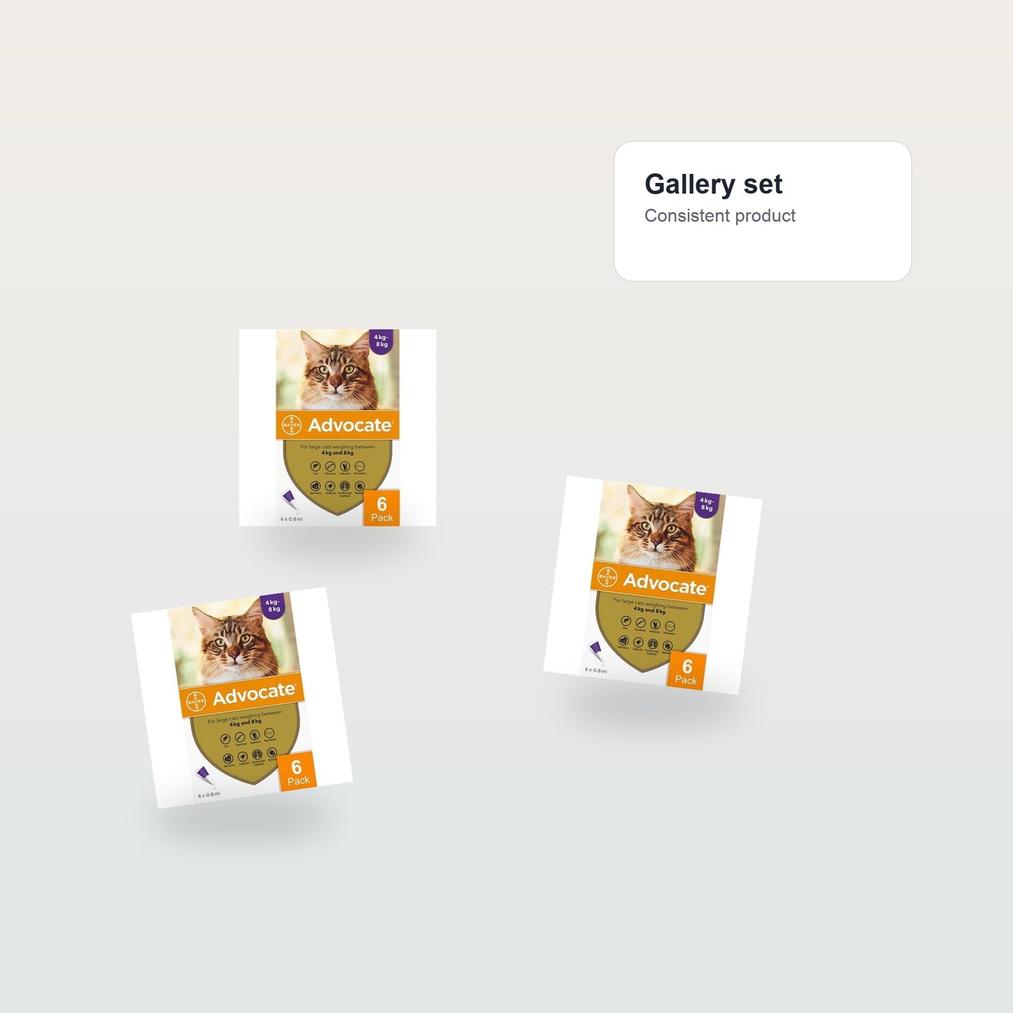 Advocate Cats Over 8.8lbs (4kg) - 6 Pack - Gallery flat lay