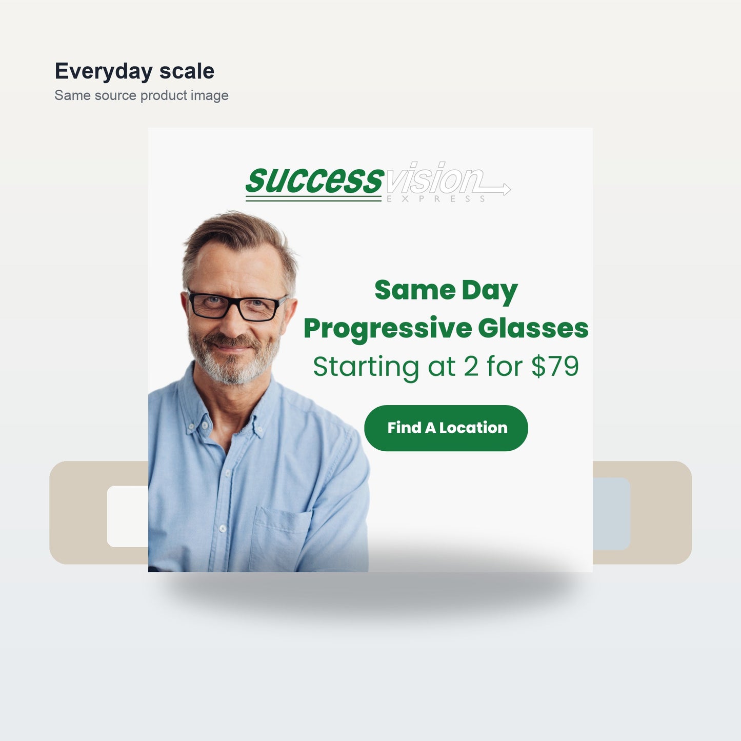 Glasses in an hour starting at 2 pairs for $39 - Scale and use case
