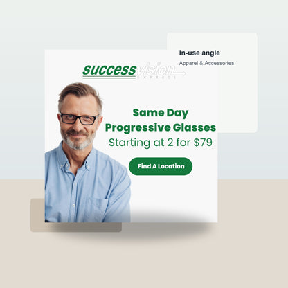 Same day No-Line Bifocals starting at 2 for $79 - Lifestyle context