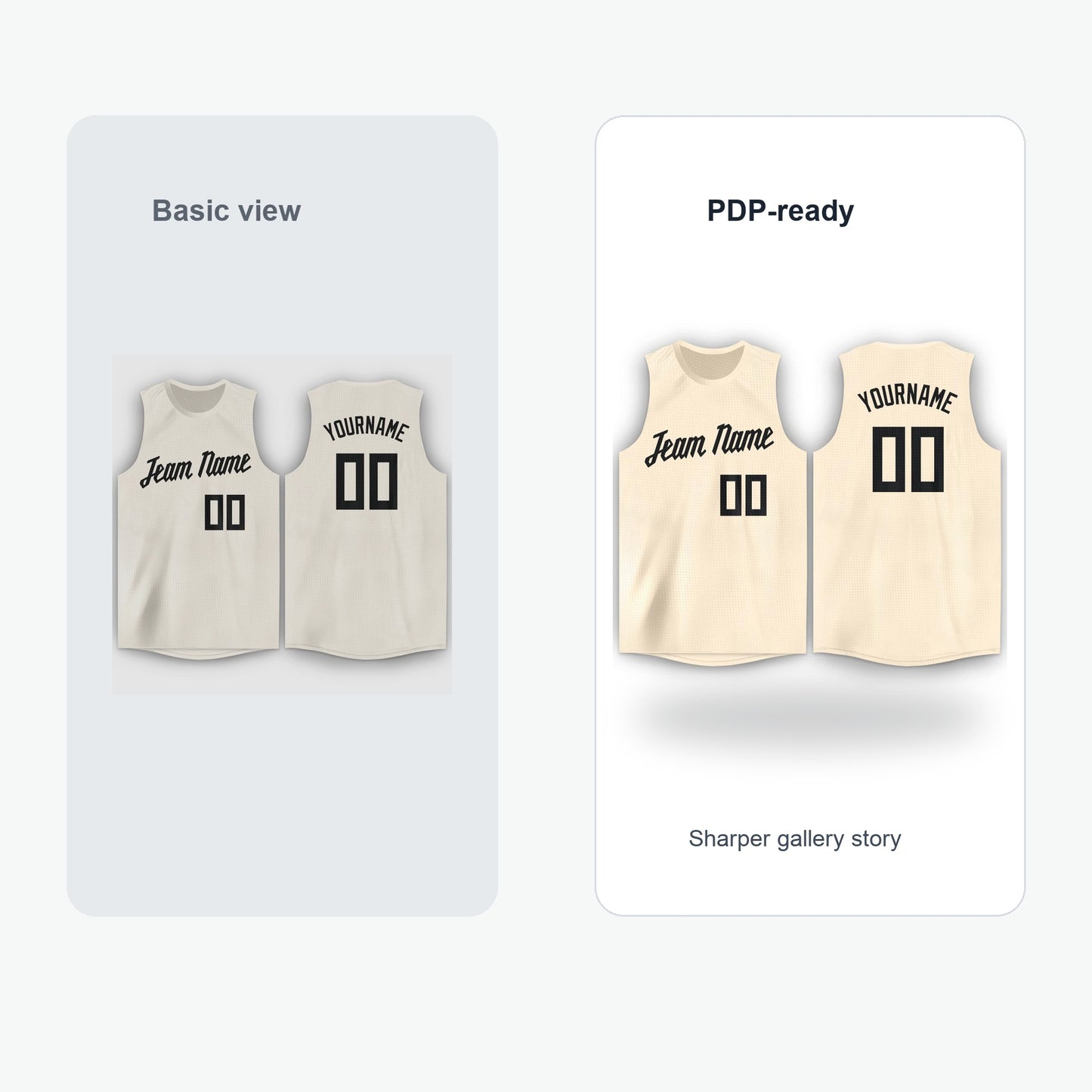 Custom Cream Black Round Neck Basketball Jersey Men's Women's - Value comparison