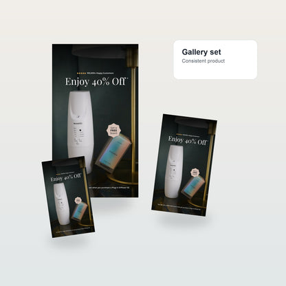 Get 40 % off and a Free 100ml Scent with Your V2 Diffuser - Gallery flat lay