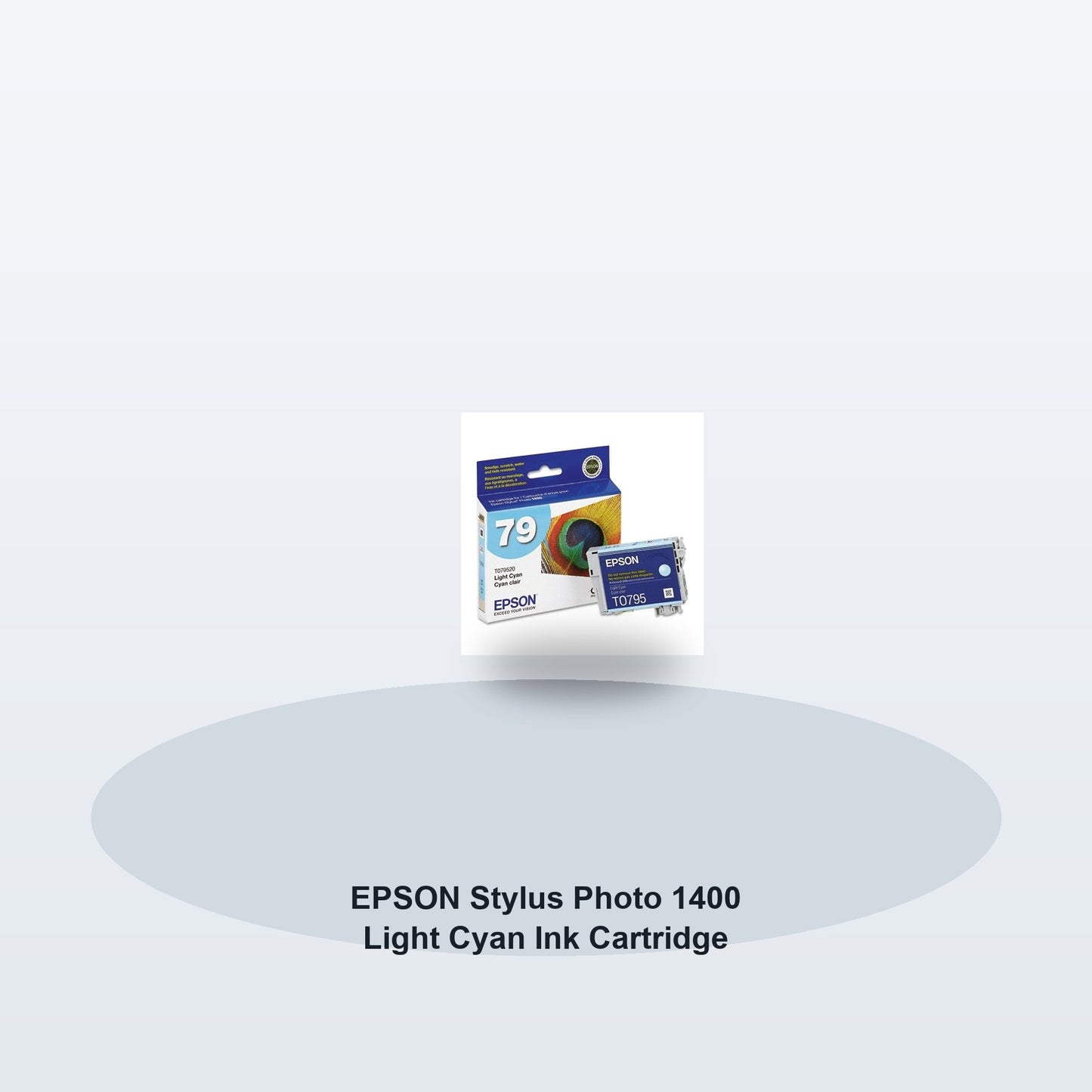 EPSON Stylus Photo 1400 Light Cyan Ink Cartridge - Soft studio hero