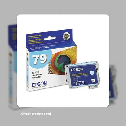EPSON Stylus Photo 1400 Light Cyan Ink Cartridge - Detail close-up