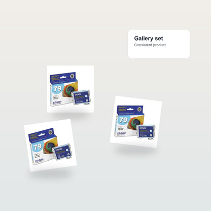 EPSON Stylus Photo 1400 Light Cyan Ink Cartridge - Gallery flat lay