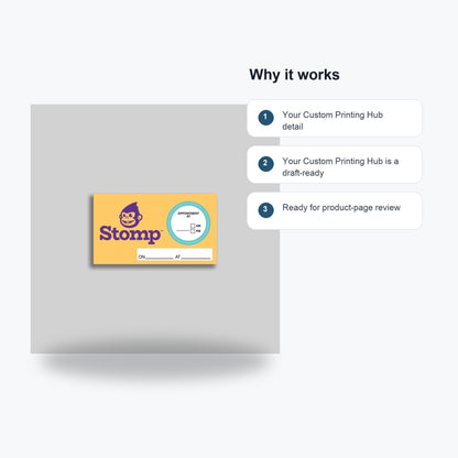 Your Custom Printing Hub - Feature callouts