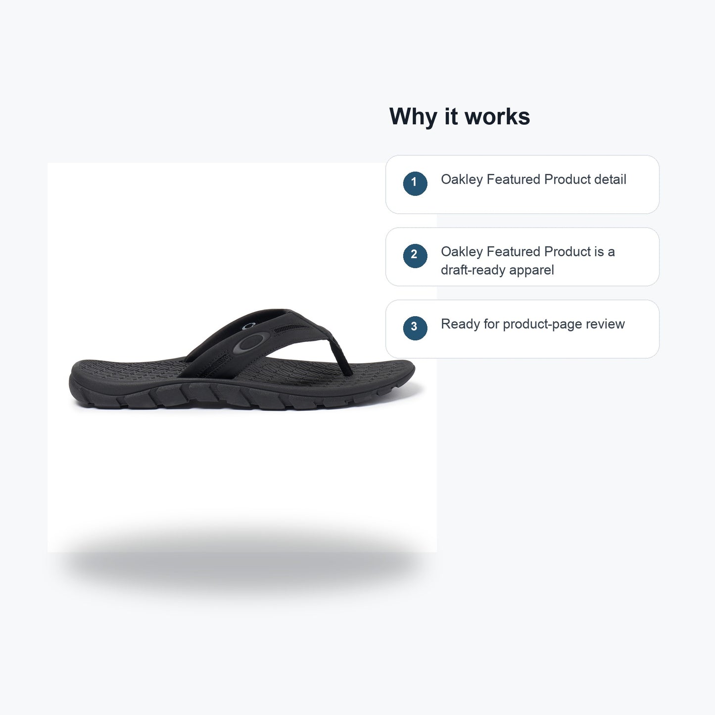 Oakley Featured Product - Feature callouts