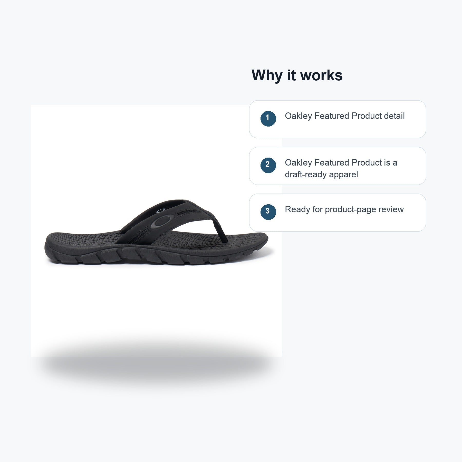 Oakley Featured Product - Feature callouts