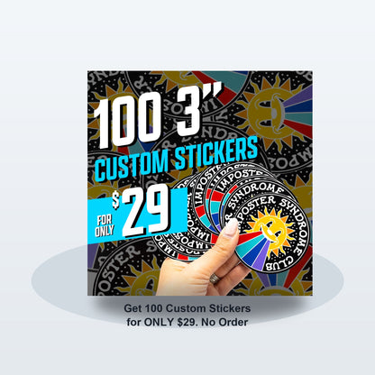 Get 100 Custom Stickers for ONLY $29. No Order Limit, ! - Soft studio hero