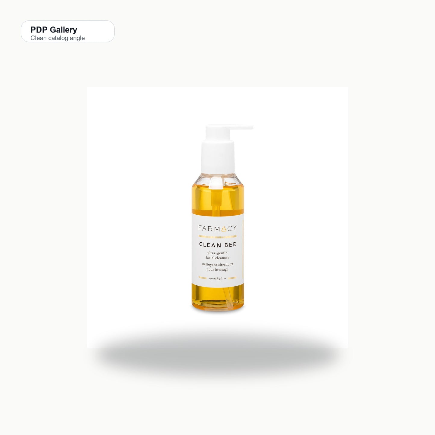 Farmacy Clean Bee Gentle Facial Cleanser - Daily Face Wash & Moisturizer - Clean catalog angle