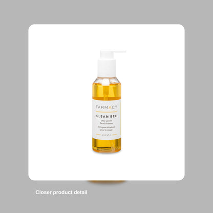 Farmacy Clean Bee Gentle Facial Cleanser - Daily Face Wash & Moisturizer - Detail close-up