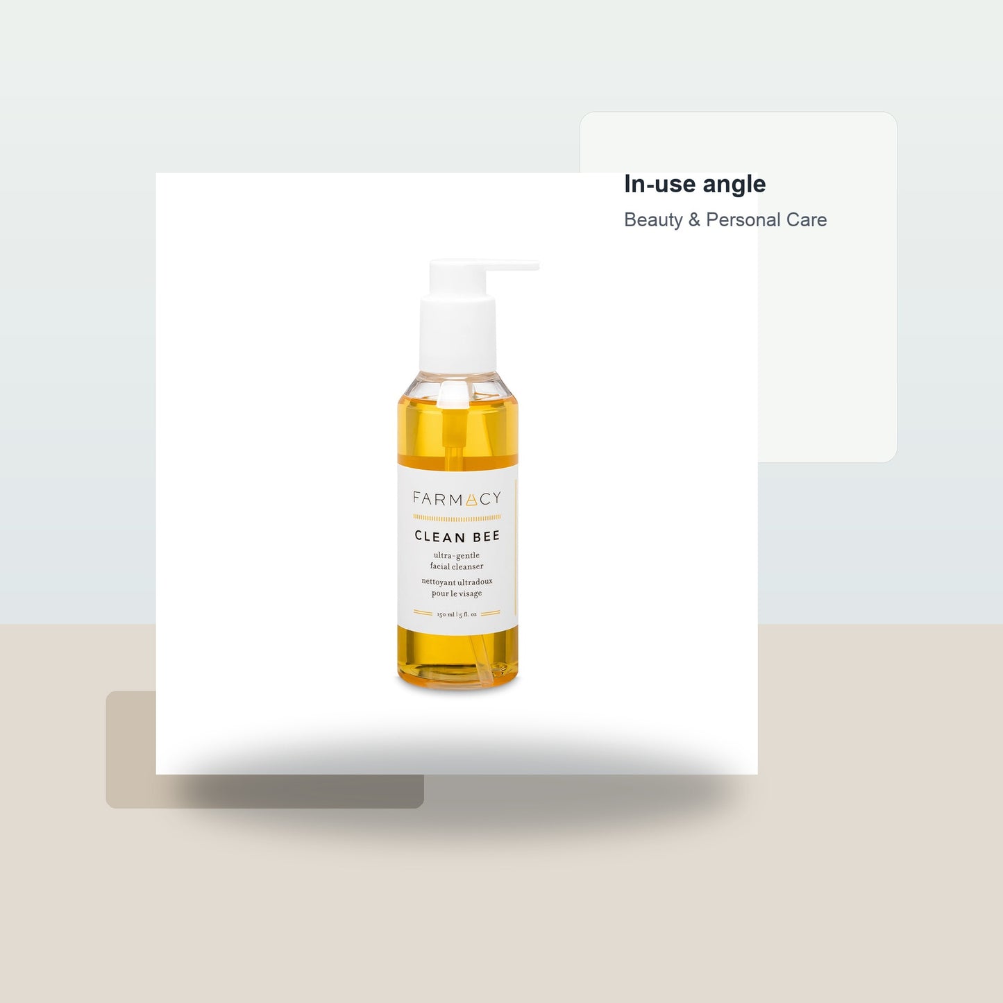 Farmacy Clean Bee Gentle Facial Cleanser - Daily Face Wash & Moisturizer - Lifestyle context