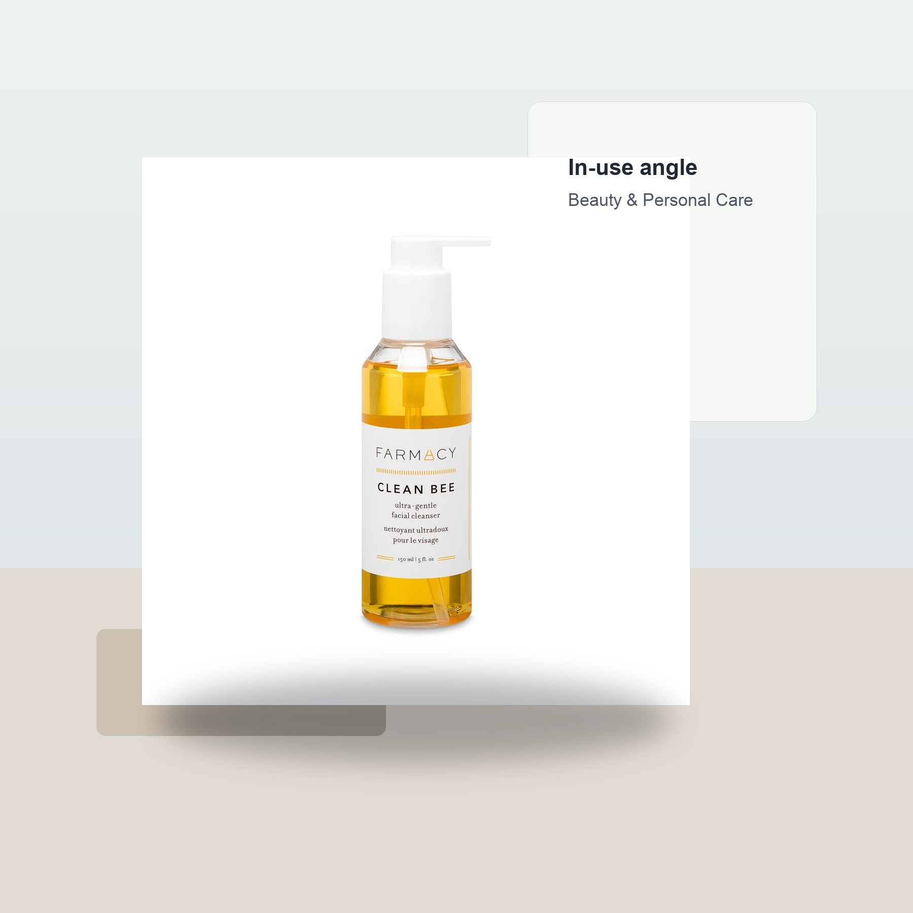 Farmacy Clean Bee Gentle Facial Cleanser - Daily Face Wash & Moisturizer - Lifestyle context