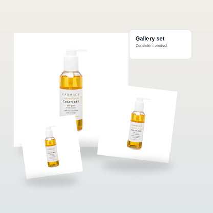 Farmacy Clean Bee Gentle Facial Cleanser - Daily Face Wash & Moisturizer - Gallery flat lay