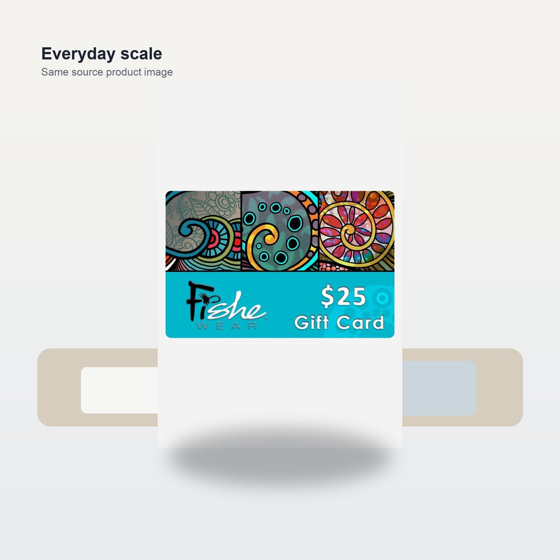 Gift Card - FisheWear, $100.00 - Scale and use case