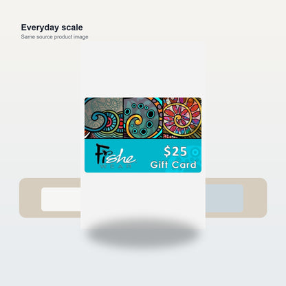 Gift Card - FisheWear, $100.00 - Scale and use case