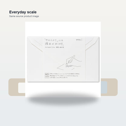 MD Cotton Letter Envelopes - Scale and use case