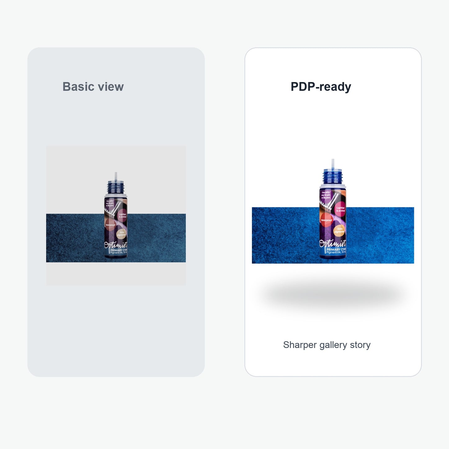 Optimist Pigment Ink, #230 Primary Cyan, 50 mL Precision Bottle - Value comparison
