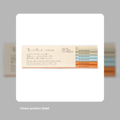 Midori MD Colored Pencil, Set of 6 - Detail close-up