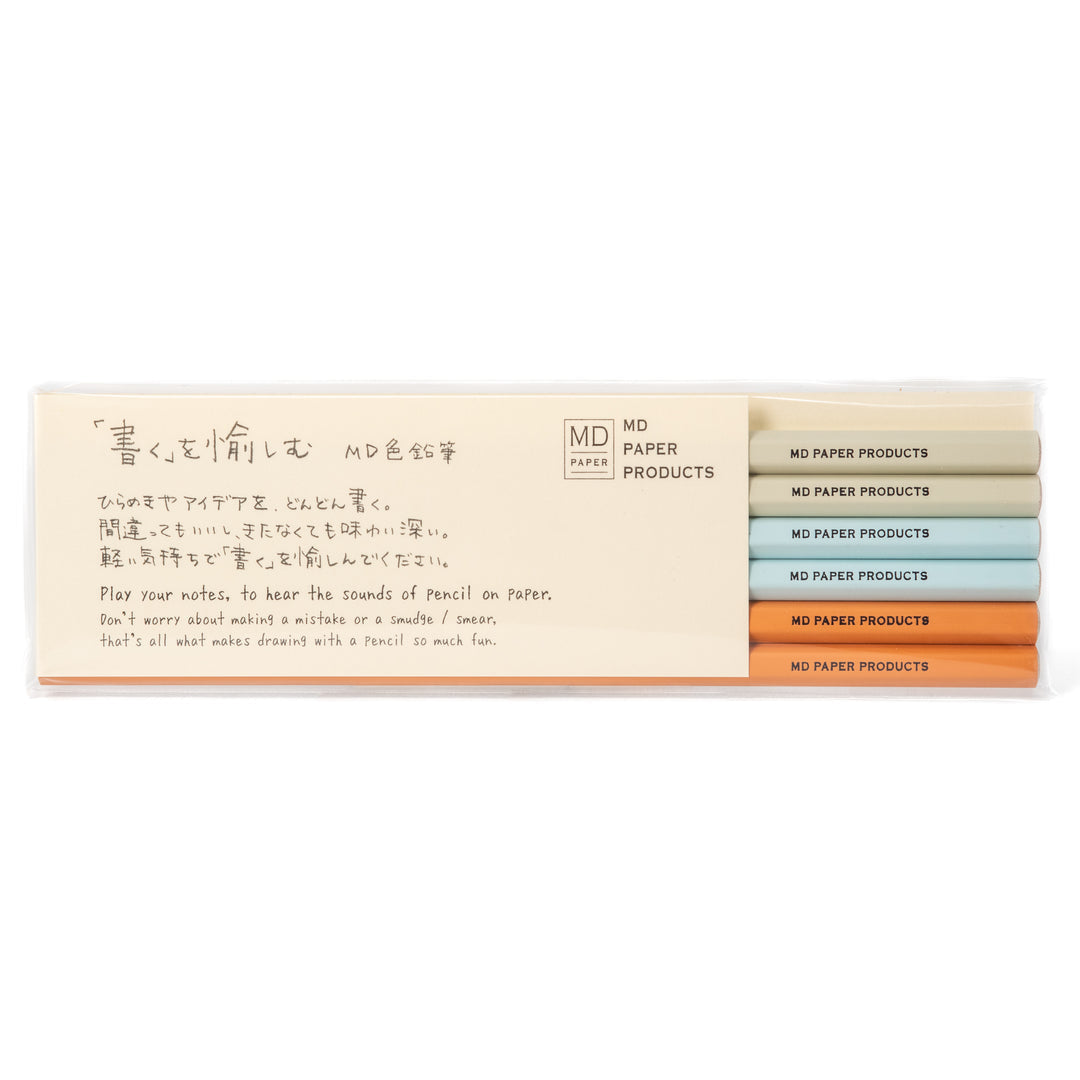 Midori MD Colored Pencil, Set of 6 product image