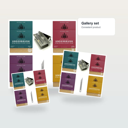 Remineralizing Gum - Gallery flat lay