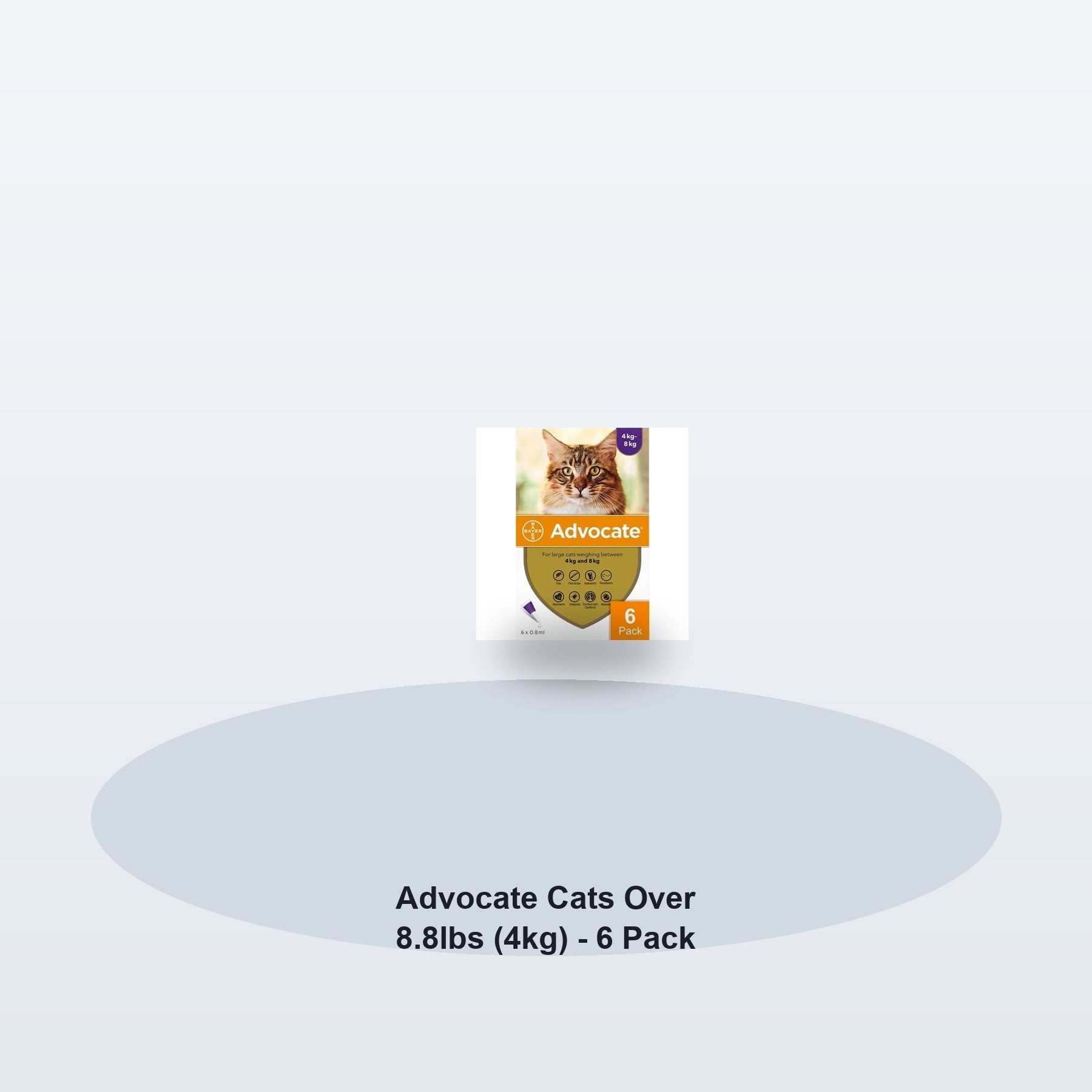 Advocate Cats Over 8.8lbs (4kg) - 6 Pack - Soft studio hero