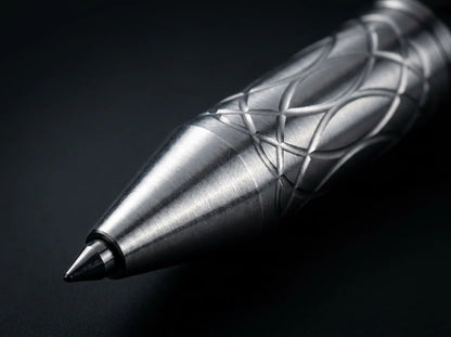 Titanium Bolt Action Tactical Pen – EDC Glass Breaker Writing Tool
