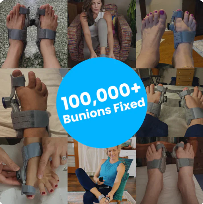 Bunion Fix toe alignment feature - anatomical correction for bunion deformity