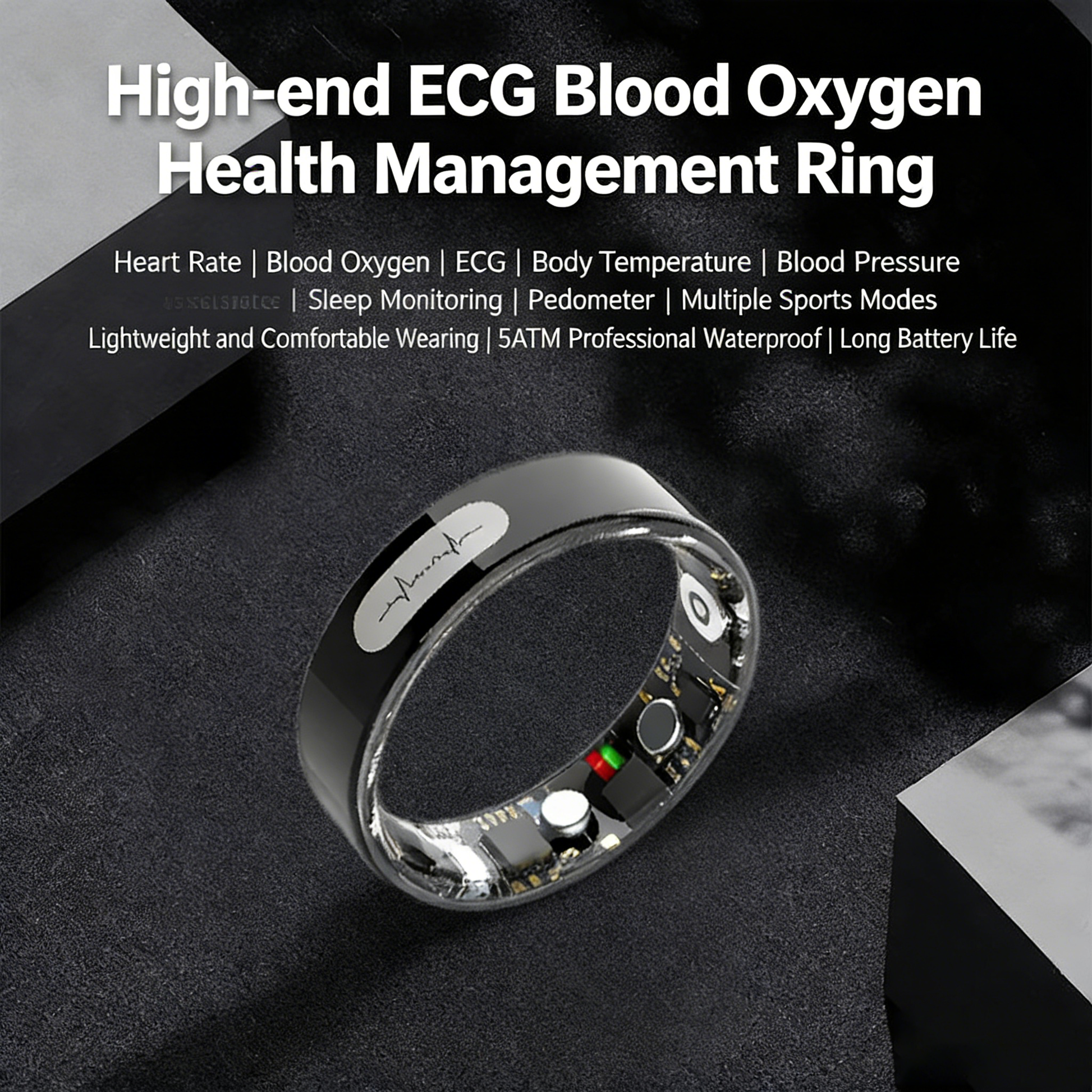 Medical-Grade Smart Ring — ECG, SpO2 & Sleep Tracker - 视图 7