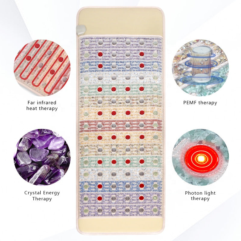Pro-Series PEMF + Red Light Gemstone Therapy Mat - 视图 3