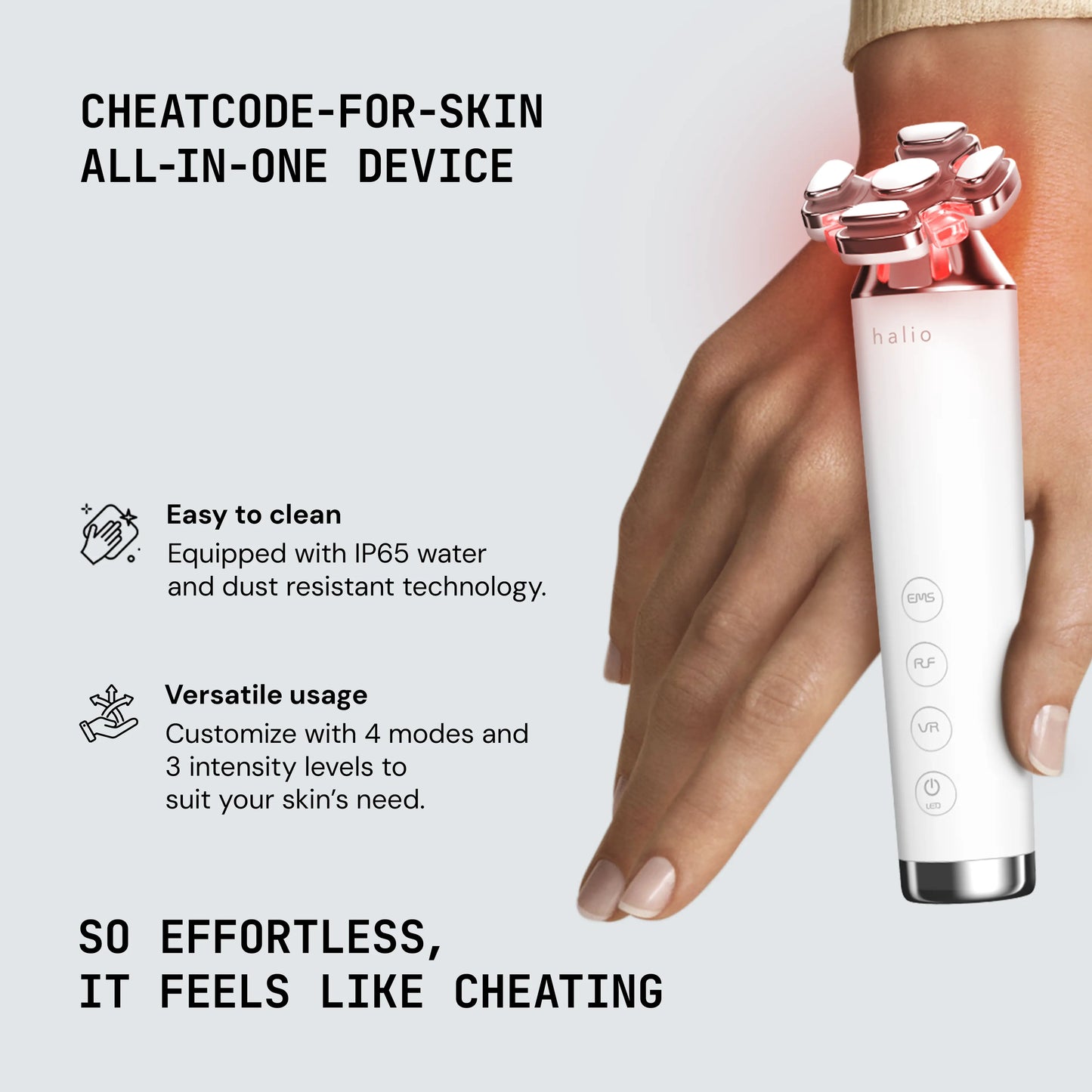 SkinFirm RF Beauty Wand - Radio frequency skin tightening and facial lifting device