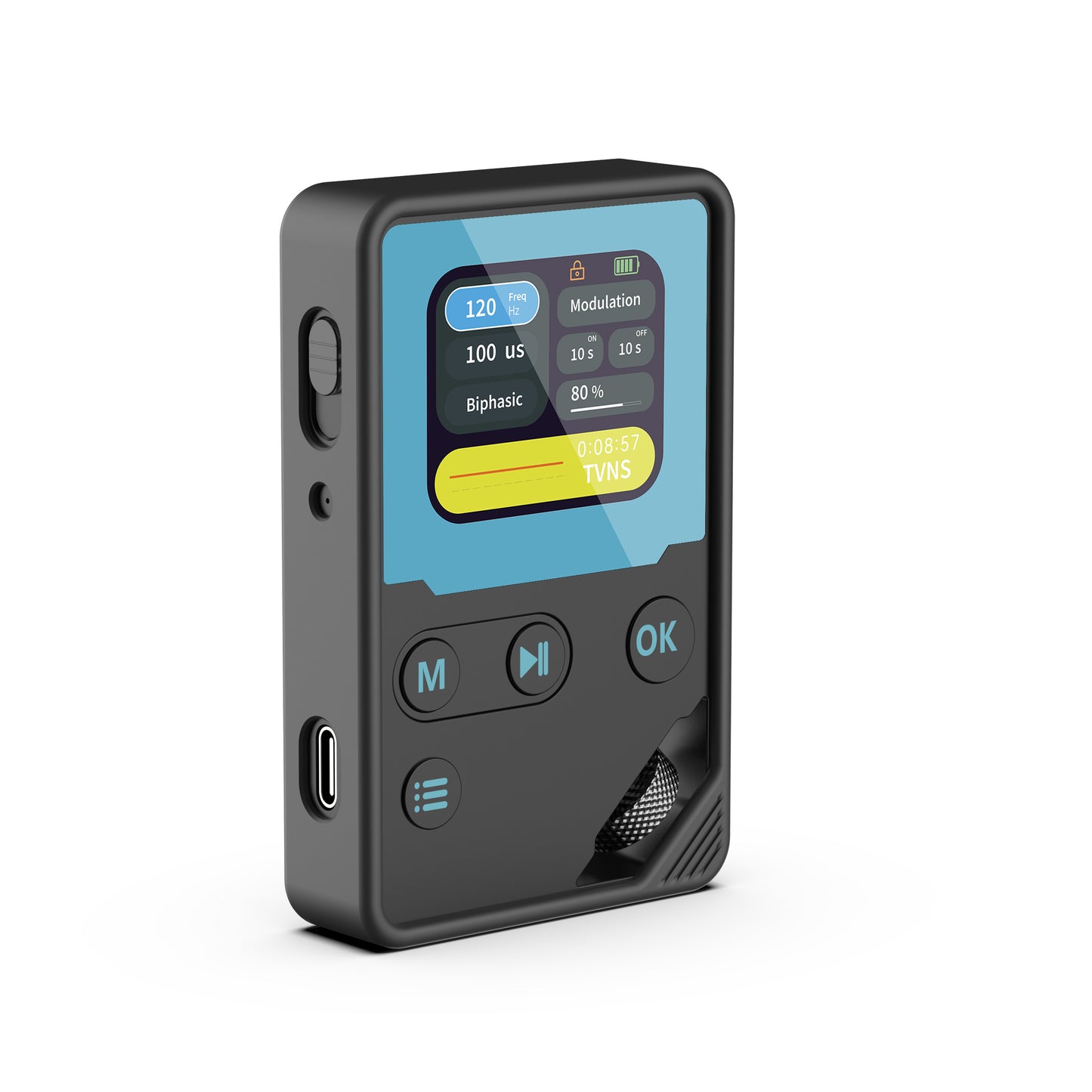 Vagus Nerve Stimulator (tVNS) for Anxiety & Sleep - Wearable Auricular Neurostimulation Device