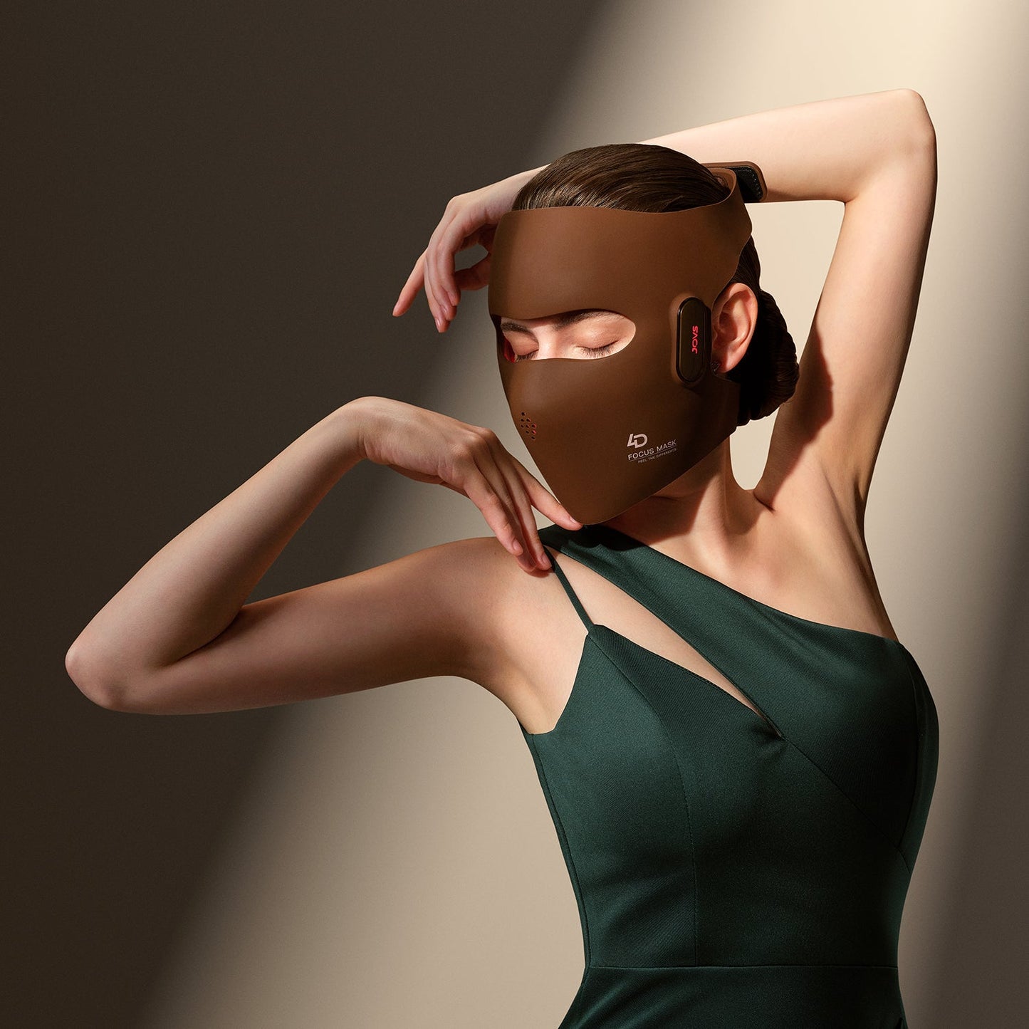 GlowMask LED Facial Mask - Red light therapy mask for anti-aging and skin rejuvenation