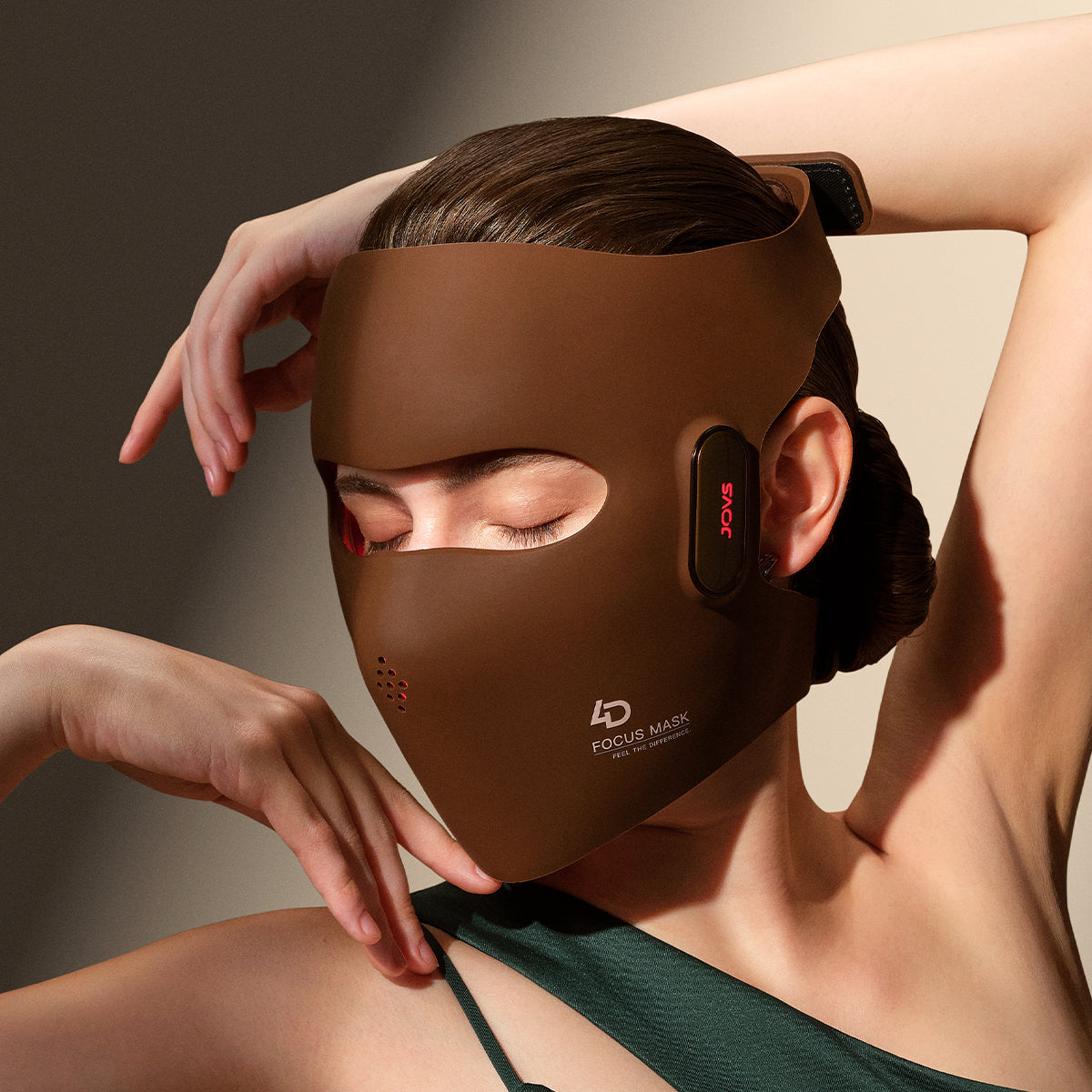 GlowMask LED Facial Mask - Red light therapy mask for anti-aging and skin rejuvenation