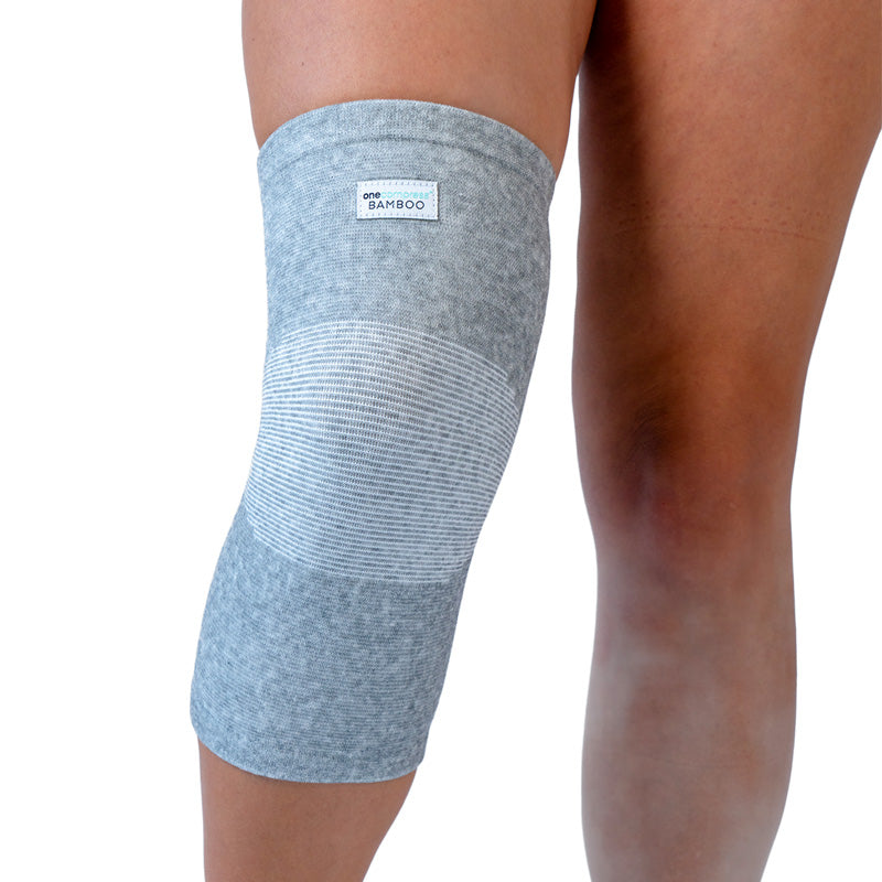 Bamboo Knee Compression Sleeve Arthritis Running Joint Support Pain Relief Sports