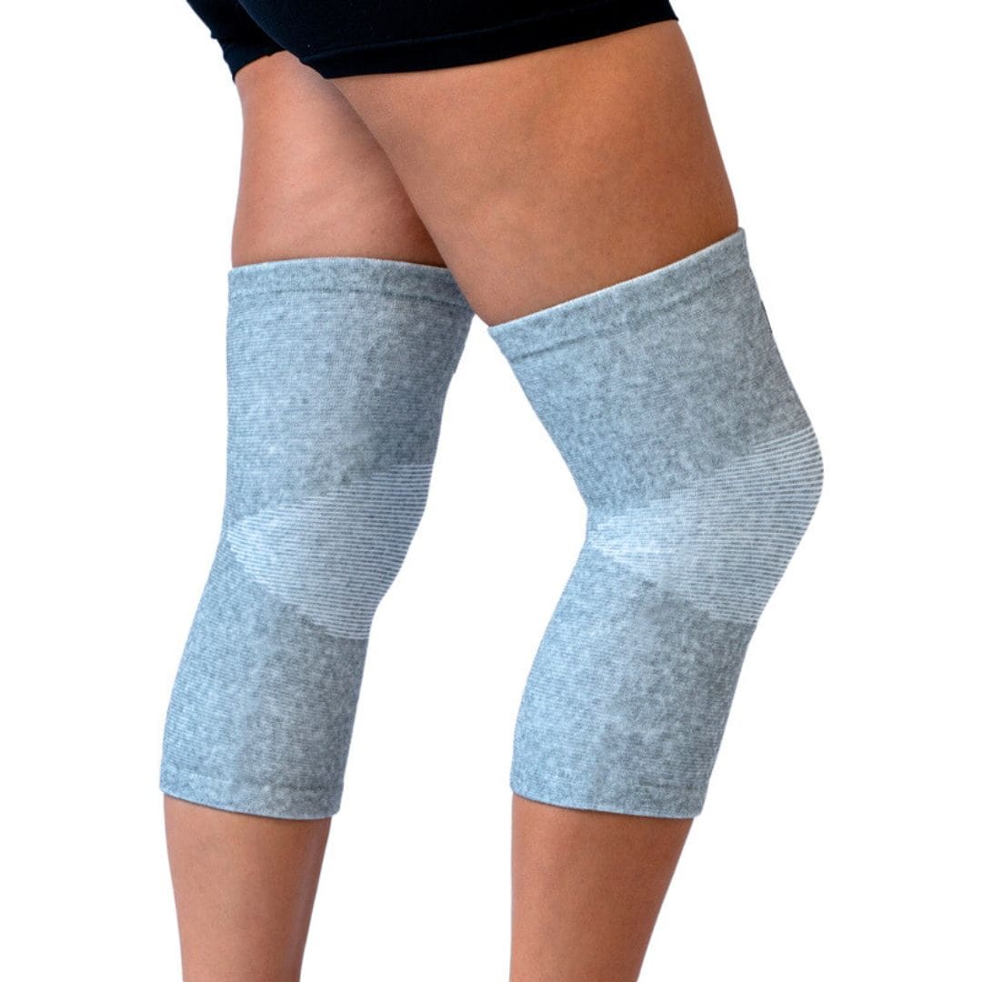 Bamboo Knee Compression Sleeve Arthritis Running Joint Support Pain Relief Sports Close-Up