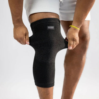 Bamboo Knee Compression Sleeve Arthritis Running Joint Support Pain Relief Sports Unboxing