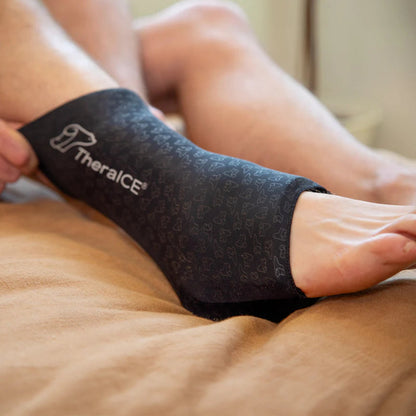 Cold Compression Ankle Sleeve Ice Wrap Sprains Swelling Sports Injury Recovery Features