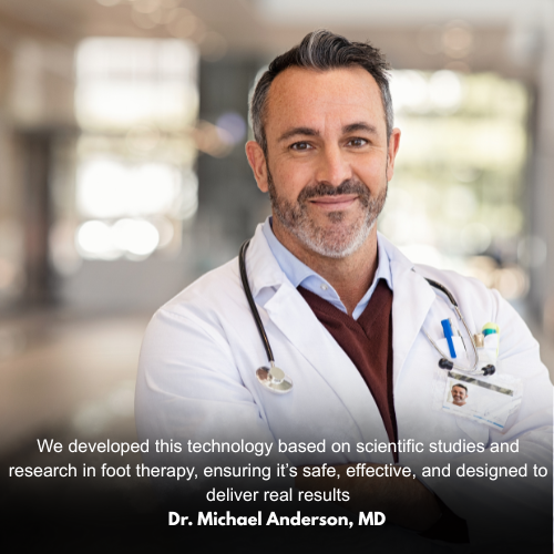EMS Foot Massager Electric Neuropathy Pain Relief Circulation Stimulator Plantar Features