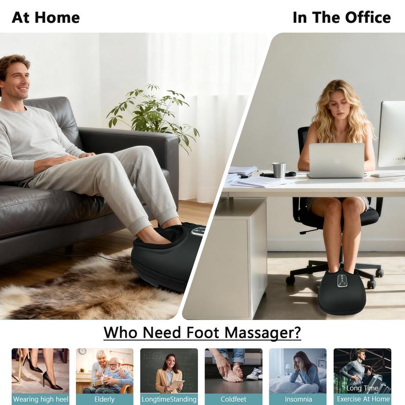 Foot Massager Compression Infrared Heat Plantar Fasciitis Neuropathy Pain Relief Unboxing
