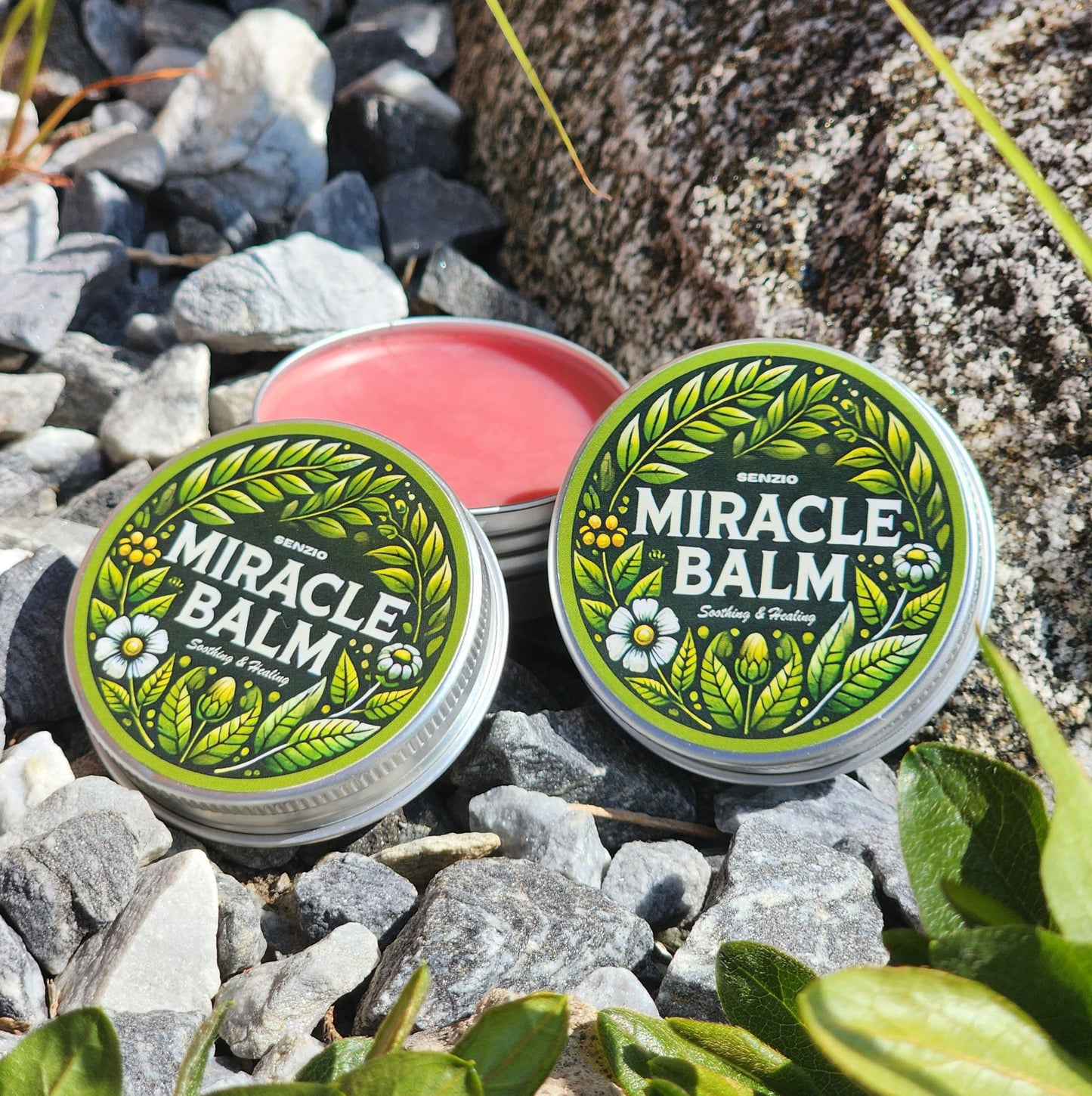 Miracle Balm Soothing Relief Cream Dry Skin Cracked Heels Irritation Moisturizer