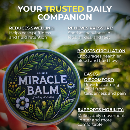 Miracle Balm Soothing Relief Cream Dry Skin Cracked Heels Irritation Moisturizer Close-Up