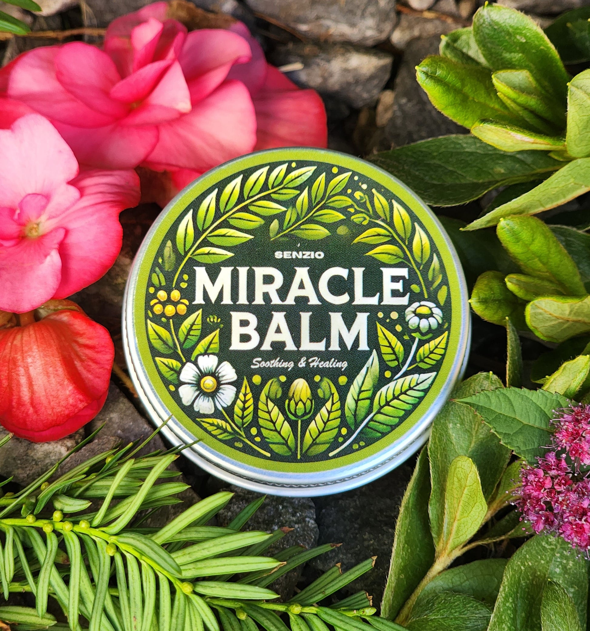 Miracle Balm Soothing Relief Cream Dry Skin Cracked Heels Irritation Moisturizer Material Detail