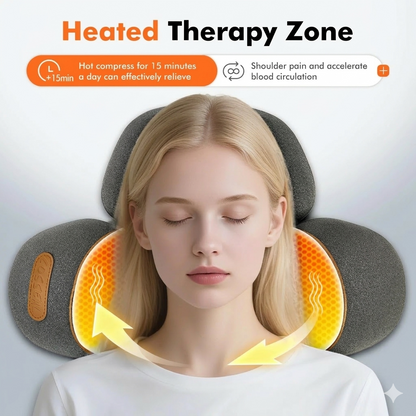 Therapeutic Neck Pillow Tension Headaches Neck Stiffness Cervical Support Sleep Side View