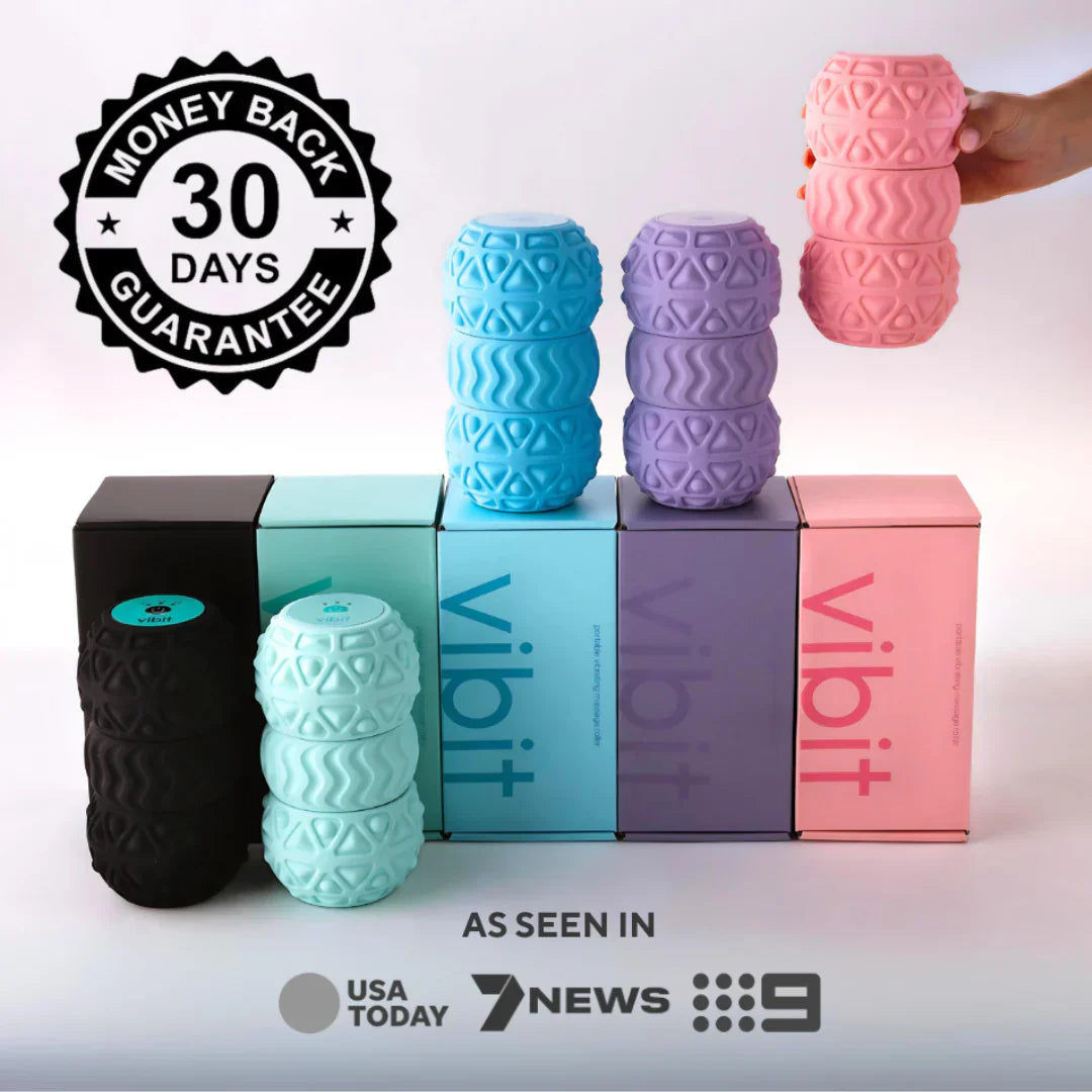 Vibrating Foam Roller Deep Tissue Massage Muscle Recovery Soreness Fascia Relief