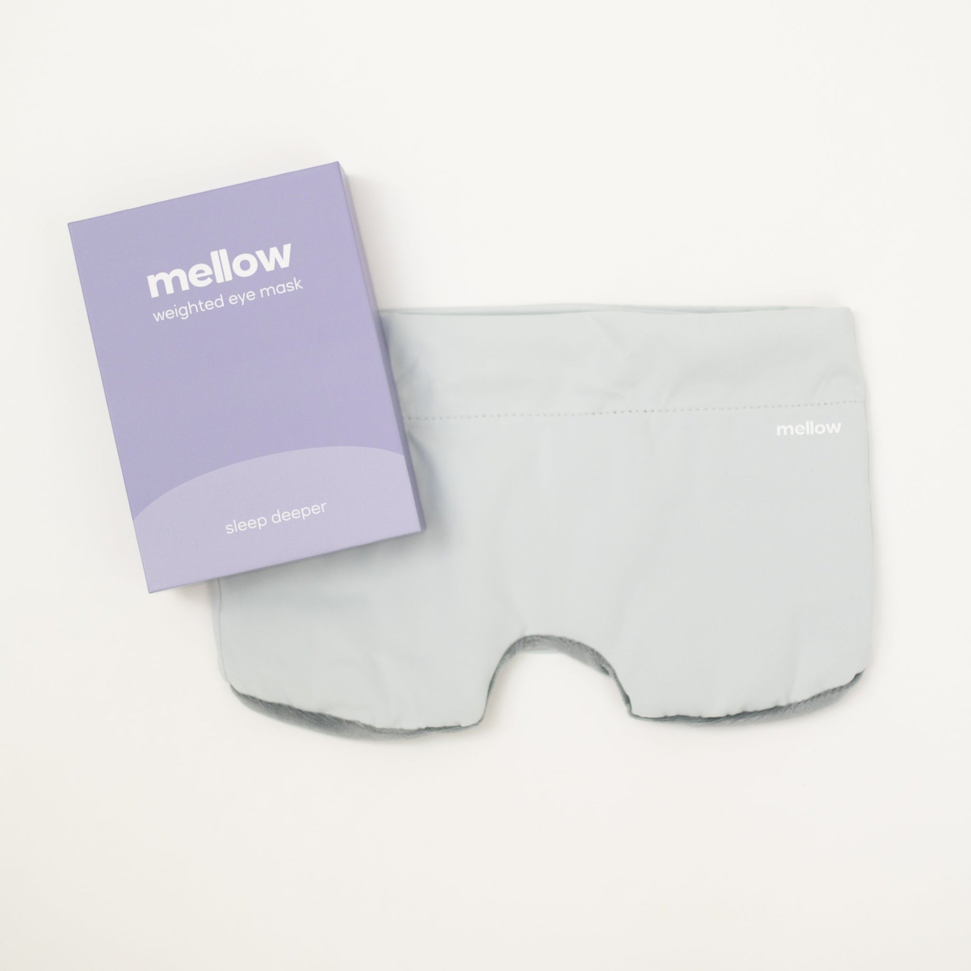 Weighted Sleep Eye Mask Migraines Dry Eyes Sleeping Light Blocking Deep Rest In Use